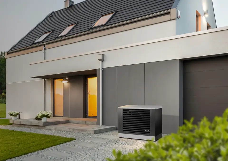 Tepelné čerpadlo Air Invertorové tepelné čerpadlo AIR systém vzduch-voda - scéna