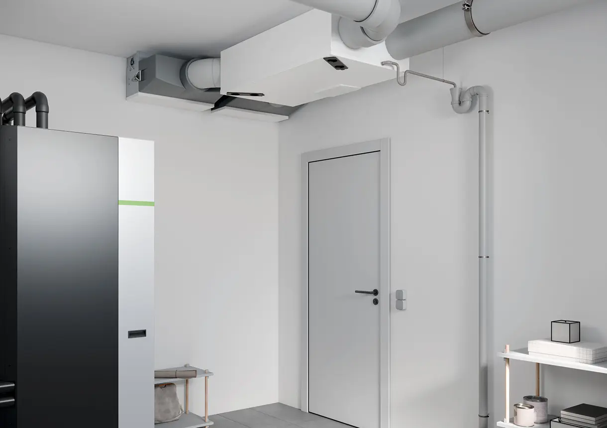 Centrální a decentrální systém větrání x-well