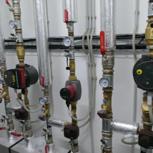 Technická místnost tepelného čerpadla Air Performance