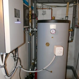 Technická místnost s řídící jednotkou X50